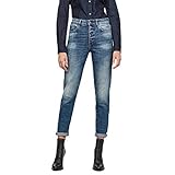 G-STAR RAW Damen Navik High Waist Slim Ankle Jeans, Blau (Authentic Blue A670-A812), 28W / 26L