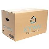 KYWAI. Umzugskartons. Pack of 20 moving boxes 500x300x300mm . Corrugated carton box. Professional Boxes for house removal. Large size. Books box