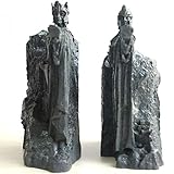 LISAQ Hobbit Third Die Tore von Gondor Argonath Statue Buchstützen 14cm Harz B
