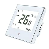ZIEM Home Programmierbarer Thermostat für Wasser- / Gaskessel Smart Touchscreen Thermostat nur mit Heizung mit App und Sprachsteuerung für 95-240 V Ersatz für Amazon Echo Google Home Tmall G
