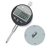 Neoteck Digitale Messuhr 0.01/0.0005'' Digital Messuhr Messtaster 0-25.4mm/1'' Digital Dial indicator Messgerät für Labor Werkstatt 3D Druck