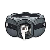 Amazon Basics Tragbarer, weicher Haustier-Laufstall, 89 cm, G