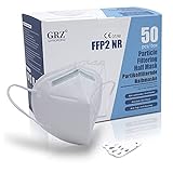 GRZ FFP2 faltbare Atemschutz Maske Mundschutz Nasenschutz 50er Set CE Zertifikat geprü