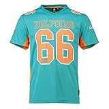 Majestic Athletic Miami Dolphins NFL Moro Poly Mesh Jersey Tee T-Shirt Trik