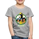 Spreadshirt Yakari Indianer Mit Seinen Freunden Kinder Premium T-Shirt, 110-116, G