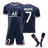 KiKa Monkey Paris Messi – 30 Erwachsene und Kinder, Fußballtrikot, Jungen, Fußballkleidung, Paris, Outdoor, Messi, Fußballkleidung, PSG 30, Mbappe, 4XS