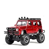 DZYWL Auto Spielzeug Modellbausätze Für Mercedes-Benz G63 G500 1:32 Simulation Druckgusslegierung Zurückziehen Geländewagen Modell Junge Spielzeug Geschenk Feiertags-Ausdruck Der Liebe (Farbe : Rot)