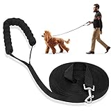 LITSPOT Schleppleine für Hunde,9M Hundeleine Lang Langlaufleine für Große, Mittlere Und Kleine Hunde Lange führen ideal für Training, Spielen, Camping oder H