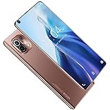 WANGFENG 7.3in Smartphones, 5G Dual SIM Unlocked Phones Android 10 OS 8 + 256 GB Fingerabdruck Gesichtserkennung 6800mAh Batterie 16 + 32MP Kamera-Version Telefon freig