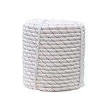 Schnüre yanxiaoping Festes Geflochtenes Seil 50m Verschleißfestes Weißes Bindungsseil Klettern Seil Aerial Work Seil (Size : 18mm)
