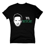 T-Shirt - Breaking Bad Yo Bitch Jesse Pinkman, XL, schwarz-W