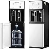 4U.SX Bodenlader-Wasserkühler mit Bodenbeladung Flaschenwasserkühlerspender 3S-Sofortheizung 3 Temperatureinstellungen - heißer Raum und kalt ideal für Tee Kaffee und gekühltes W