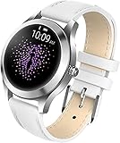 Smart Watch IP68 Wasserdicht KW10 Frauen Herzfrequenzüberwachung Bluetooth für Android IOS Fitness Armband Smartwatch-D