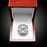 WANZIJING Meisterschaft-Ring für Männer, Carolina Panthers 2015 NFC Champion Ring Replica für Fans anzeigen Andenken-Geschenk-Sammlung,with Box
