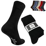 Cliff Edge atmungsaktive PREMIUM Business-Socken Herrensocken kein Schwitzen dank Bester Qualität (47-50, Schwarz - 10 Paar)
