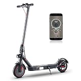 isinwheel i9 Pro E Scooter - Application Control, 350W Motor, 30km Langstrecken Elektro Scooter, Höchstgeschwindigkeit bis 30 km/h, Vollgummireifen 8,5 Zoll Elektroroller (NOT mit straßenzulassung)