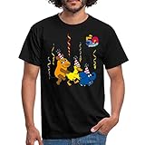 Spreadshirt Die Sendung Mit Der Maus 50 Jahre Jubiläum Polonaise Männer T-Shirt, M, Schw