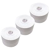 3 Rollen Fugendichtungsband Küche Badezimmer Fugenband Selbstklebendes Dichtband Wasserdichtes Flexibles Dichtungsband, Anti-Schimmel für Badewanne, Toilette, Wand, Boden, Fenster (Weiß)