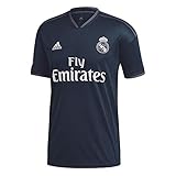 adidas Herren 18/19 Real Madrid Away with Lfp Badge Trikot, tech Onix/Bold Onix/White, M