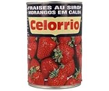 Celorrio - Erdbeeren in Sirup - Köstliches Dessert - Ideal zum Essen mit Sahne! - 420-Gramm-Packung