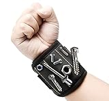 Geschenk für Männer - Geschenkideen Männer Ostergeschenk Vatertagsgeschenk | Werkzeug Armband Magnetisch| Magnetarmband Heimwerker Männer Geburtstag| Magnetarmband mit 15 Starken Mag