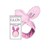 Haarband für Make Up Kosmetik Stirnband Haarschutzband Verstellbar Haar Wrap für Make-up Gesichtsreinigung Gesichtspflege Haarbänder zum Waschen Gesicht Dusche Maske Spa für Frauen Hasen O
