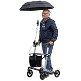 Regenschirm für Russka Rollator Vital schw