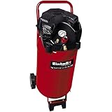 Einhell Kompressor TC-AC 240/50/10 OF (1500 W, 240 l/min Ansaugl., 50 l Kessel, 10 bar max. Betriebsdruck, öl- und wartungsarm, Druckminderer, Manometer)
