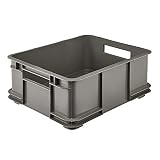 keeeper Aufbewahrungswännchen mit Tragegriffen, Euro-Box L, Procyclen, 20,5 l, Bruno Eco Line, Eco-G