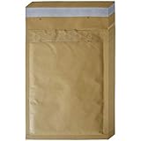 10 Stück Luftpolstertaschen, Luftpolsterumschläge - Größe: C/3, C3 - Farbe: Braun - Innenmaß 150 x 215 mm - Außenmaß 170 x 225 mm - haftklebend - Versandtaschen, Luftp