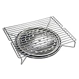 jumpXL Tragbarer Mini-Grill BBQ-Rack Haushalts-Edelstahl-Grill-Gasherd-Regal-Grill-Rack