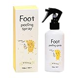 ALLOWEVT Fußpeeling-Spray, Fußpeeling, Peeling-Spray für abgestorbene Haut, weiche Hände, abgestorbene Haut-Peeling, persönliche einfache Fußpflege zu Hause für Männer F