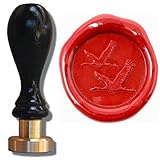 Siegel Stempel Petschaft Kraniche 24 mm, Siegelstempel Briefsiegel Kranich Vogel Vogelzug