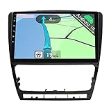 YUNTX PX6 Android 10 2 Din Autoradio VW Skoda Octavia (2007-2014)- 4G+64G-Kostenlose Rückfahrkamera-Unterstützt DAB/GPS/Lenkradsteuerung/WiFi/Bluetooth/CarPlay/HDMI