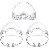 Dokpav 3 Stück Schnullerbox für Baby Neugeborene Reise, Transparent Schnullerbox, Tragbare Schnullerbox, Schnulleraufbewahrung Box für Baby, BPA-Frei, Ungiftig Spü