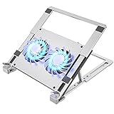 Laptop Ständer Höhenverstellbar,Aluminium Laptop Kühler Laptop Stand für 10-15.6 Zoll Notebook