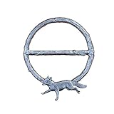 Les Etains de Jumilhac Schalring Fuchs und Zweige, handgefertigt, aus feinstem handgegossenem Z