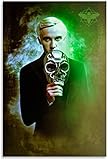 Kribee Tom Felton Draco Malfoy Poster Dekorative Malerei Leinwand Wandkunst Wohnzimmer Poster Schlafzimmer Malerei 24x36inch(60x90cm)