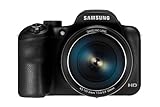 Samsung WB1100F Digitalkamera (16 Megapixel, 35-fach opt. Zoom, 7,6 cm (3 Zoll) Display) schw