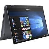 ASUS Vivobook Flip 35,6 cm (14 Zoll) FHD 2-in-1 Touchscreen Laptop, Intel Core i3-8145U bis zu 3,9 GHz, Webcam, Bluetooth, HDMI, Windows 10 Home S, TWE Wireless Maus (8 GB | 256 GB SSD)