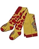 Weri Spezials Baby und Kinder Krabbelstrumpfhose mit ABS-Beschichtung Baumwolle für Mädchen ferschiedenen Mustervariationen (68, Savanna-Gelb Giraffe)