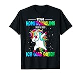 Dabbing Einhorn - Team Homeschooling 20 21 T-S