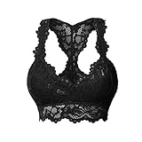 Lopi Damen BHS Ohne Buegel Push up Yoga Spitze BH Große Größe Bra Top Sport-BHS für Women Weste haben eine in Sportunterwäsche 1er Pack Bequem BH Klassische Frauen Bustier Push Up und Ohne Büg