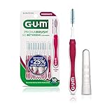 GUM Proxabrush Go-Betweens Interdentalbürsten, moderate Plaqueentfernung, 10 Stück