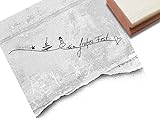 Stempel Weihnachtsstempel EIN FROHES FEST Handschrift - Schriftstempel Weihnachten Karten Geschenkanhänger Geschenk Weihnachtsdeko - zAcheR-fineT