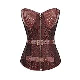 marca blanca Damen Hohe Taille Unterhose Bauch Weg Miederhose Tummy Control Miederpants Miederslip Nahtlose Unterwäsche Shapewear Body Shaper Perfekt für Alle Art von Bekleidung Brown XL