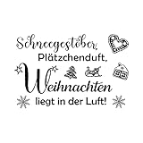 Stempel Schneegesöber - Motivstempel Holzstempel Scrapbooking Karten W