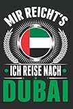 Dubai Notizbuch: Dubai Urlaub Vereinigte Arabische Emirate Reise / 6x9 Zoll / 120 linierte S