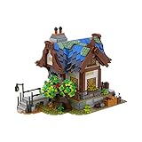 SCZWP8 1316Pcs Modular Mittelalterliches Thema Haus Bausatz Architektur Baustein MOC Kit Kompatibel Mit Lego Kinder Erwachsene Kinder Geburtstagsgeschenk