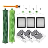 XIAOXIN Home Appliance Filter Kit HEPA Filter Seitenbürste Fit für IROBOT ROOMBA I7 I7 + I6 I8 I3 Plus E5 E6. Serien-Staubsauger Ersatzzubehör Kleine Hausgeräte-Teile (Color : As Shown)